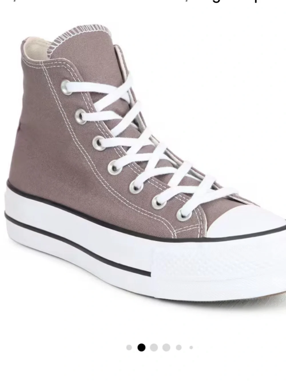 Converse Chuck Taylor All Star Lift Platform Hi Top Sneakers Wonder Stone